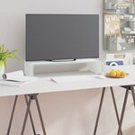 vidaXL Meuble TV/Support pour moniteur 60x25x11 cm verre vert