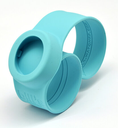Bracelet de montre classic uni bleu turquoise