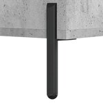 vidaXL Buffet haut Gris béton 69 5x34x180 cm Bois d'ingénierie
