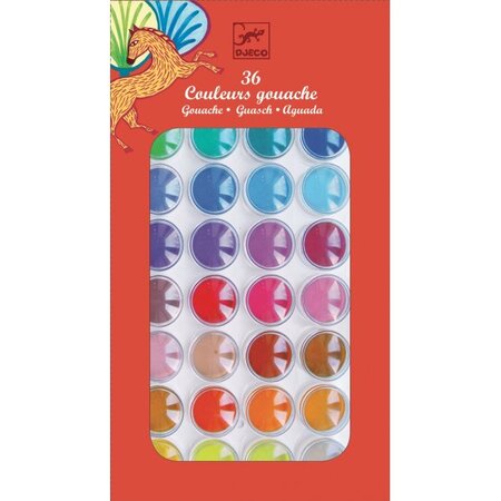 36 pastilles de gouaches -