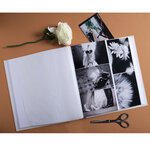 Album Photo Livre 60 Pages Blanches Art - Ivoire - Exacompta