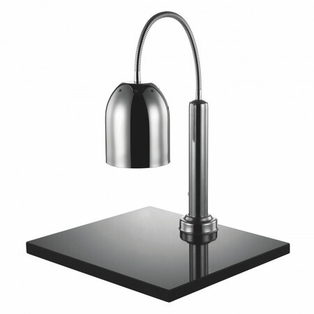 Lampe chauffante sur pied inox avec support en marbre - pujadas -  - aluminium