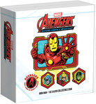 Pièce de monnaie en Argent 2 Dollars g 31.1 (1 oz) Millésime 2023 MARVEL Avengers IRON MAN