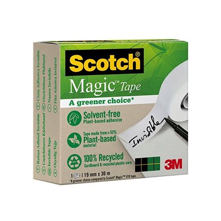 3m ruban adhésif magic 'a greener choice' 900 1 pièce scotch