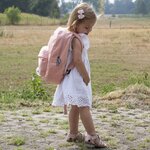 CHILDHOME Sac à dos scolaire pour enfants ABC Rose et cuivre