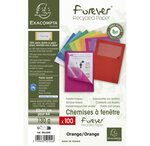 Paquet De 100 Chemises À Fenetre Forever - 22x31cm - X 4 - Exacompta