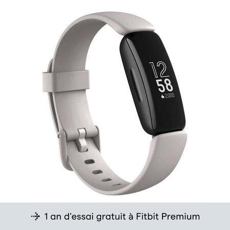 FITBIT - Montre connectée Inspire 2 - Autonomie 10 jours - Blanc