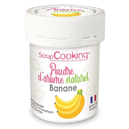 Arôme alimentaire naturel en poudre 15 g - banane