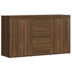 vidaXL Buffet Chêne marron 120x36x69 cm Bois d'ingénierie