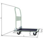 Tectake Chariot de transport 150 kg