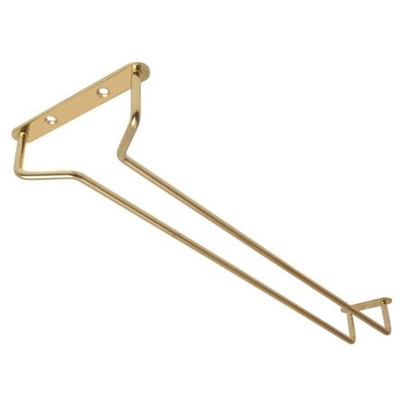 Support professionnel pour verres à pied en acier 410 mm -  - acier poli 115x410x36mm
