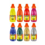 Lot de 8 flacons de gouache néfertari premium 250ml cléopâtre