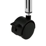 vidaXL Chariot de rangement mobile à 4 tiroirs Blanc Plastique