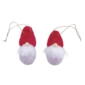 2 lutins en feutre 5 cm