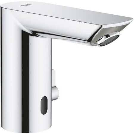GROHE Mitigeur lavabo infrarouge Bau Cosmopolitan E 1/2 36453000 - 7 programmes-Avec transformateur-Limiteur de température-Chrome