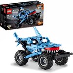 Lego 42134 technic monster jam megalodon  voiture jouet pour enfants +7 ans 2 en 1 truck et low racer lusca a rétrofriction