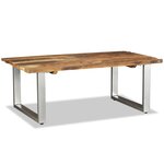 vidaXL Table basse Bois de récupération massif 100 x 60 x 38 cm