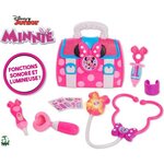 Minnie  malette de docteur  8 accessoires  avec fonctions sonores et lumineuses  jouet pour enfants des 3 ans