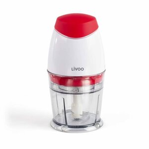 DOMOCLIP DOP118R Hachoir multifonction - Blanc et Rouge