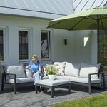 Madison Housse de meubles d'extérieur 320 x 255 x 70 cm Droit Gris