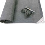 Brise vue renforcé 1.5x10 m pro gris hdpe 300gr