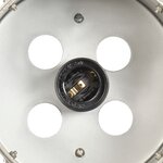 vidaXL Lampadaire à trépied Bois de manguier massif 140 cm