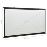 vidaXL Écran de projection 50" 4:3
