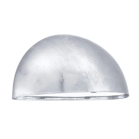 Eglo lampe murale d'extérieur "lepus" 40 w argenté