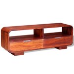 vidaXL Meuble TV Bois massif de Sesahm 116 x 30 x 40 cm
