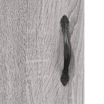 vidaXL Buffet haut sonoma gris 69 5x31x115 cm bois d'ingénierie