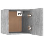 vidaXL Meubles TV muraux 2 Pièces Gris béton 30 5x30x30 cm