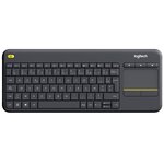 Logitech clavier tv multimédia k400 plus - azerty - sans fil - pavé tactile