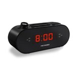 METRONIC Radio réveil FM projection double alarme