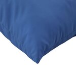 vidaXL Coussins décoratifs 4 Pièces bleu royal 40x40 cm tissu