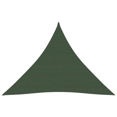 vidaXL Voile d'ombrage 160 g/m² Vert foncé 4x4x4 m PEHD