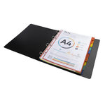 Intercalaires Carte 220g 10 Positions - A4 Maxi - Blanc - X 25 - Exacompta