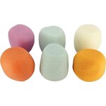 Lot de 6 pots de 350 g de pâte à modeler PEBEO couleurs vives