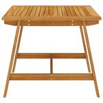 vidaXL Ensemble de salle à manger de jardin 3 Pièces Beige