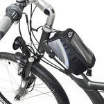 Tectake Étui a vélo pour Smartphone pour cadre de vélo, Imperméable - 18 x 8,5 x 8,5 cm