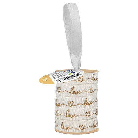 Ruban Love On se Marie 1 cm x 5 m