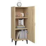 vidaXL Buffet Chêne sonoma 34 5x34x90 cm Bois d'ingénierie