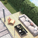 Paravent extérieur rétractable phoenix gris  600 x 160 cm