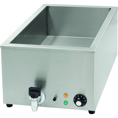 Bain marie à poser en inox avec robinet gn 1/1 150 mm - stalgast -  - inox