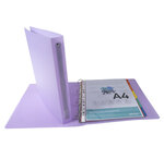 Classeur 4 Anneaux 30 Mm Polypropylène Chromaline Pastel - A4 Maxi - X 15 - Exacompta