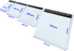 Assortiment de 400 enveloppes plastiques opaques vad (4 dimensions différentes)