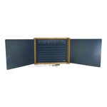 JEUJURA Tableau Triptyque en Bois - Teinté Chene 59 x 46 cms