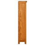 vidaXL Bibliothèque à 4 niveaux 45x22x110 cm Bois de chêne massif