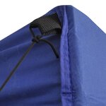 vidaXL Tente pliable avec 4 parois Bleu 3 x 3 m