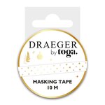Masking Tape 10 M - Etoiles Or - Draeger paris