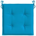 vidaXL Coussins de chaise de jardin 6 Pièces bleu 50x50x3 cm tissu oxford